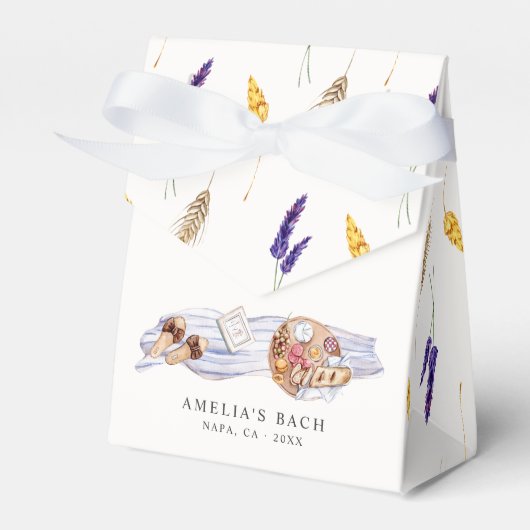 Weinkeller Picnic Hütte Bachelorette Geschenkschachtel (Vorderseite)