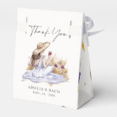 Weinkeller Picnic Hütte Bachelorette Geschenkschachtel (Rückseite)