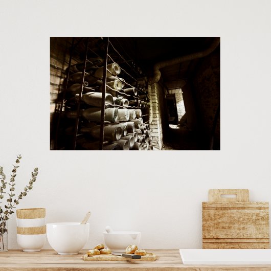 Weinkeller Poster (Küche)