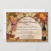 Weinkeller Probe Weinkultur und Erde Einladung (Vorderseite)