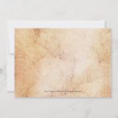 Weinkeller Probe Weinkultur und Erde Einladung (Rückseite)