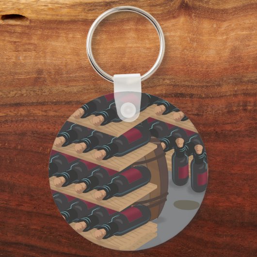 Weinkeller Schlüsselanhänger (Vorderseite)