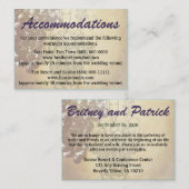 Weinkeller Toskana Hochzeitskarte Begleitkarte (Vorne/Hinten)