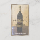 Weinkeller und Bar Weinkeller Visitenkarte (Vorderseite)