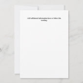 Weinkeller und Fresken Herbst Weinberg Einladung (Rückseite)