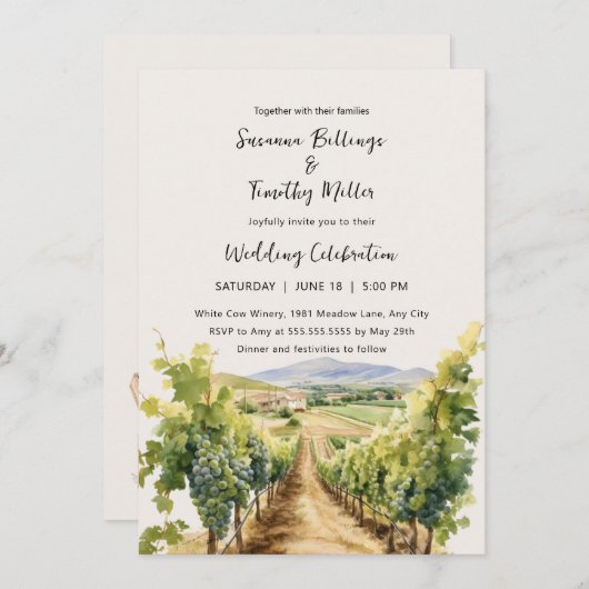 Weinkeller und UAWG Weinroute Mendrisiotto Einladung (Vorne/Hinten)