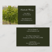 Weinkeller und Weine Business Card Visitenkarte (Vorne/Hinten)