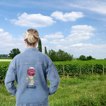 Weinkeller und Weine des Mendrisiotto Junggeselinn Jeansjacke<br><div class="desc">Erhöhen Sie Ihren Weinberg Junggeselinnen-Abschied mit unserem Vino Before Vows Junggeselinnen-Abschied Denim Jackets! Diese stilvollen Jacken sind die perfekte Wahl für weinliebende Brauten und Brautmädchen. Das wunderschöne Design zeigt ein Aquarellwein, das mit feinen Blume, Rose und üppiger Vegetation geschmückt ist und Ihrem Brautparty- oder Weinbachelorette-Wochenende eine Touch Eleganz verleiht. Personalisieren...</div>