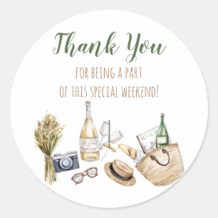 Weinkeller und Weine des Mendrisiotto Runder Aufkleber