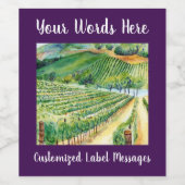 Weinkeller und Weine des Mendrisiotto Weinetikett (Einzelnes Label)