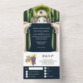 Weinkeller und Weine des Toskanischen Weinguts All In One Einladung (Innen Boden)