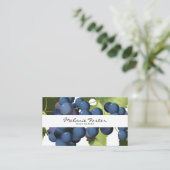 Weinkeller und Weine des Weinguts Visitenkarte (Stehend Vorderseite)