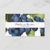 Weinkeller und Weine des Weinguts Visitenkarte (Vorderseite)