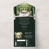 Weinkeller und Weine im Freien All In One Einladung (Innen Boden)