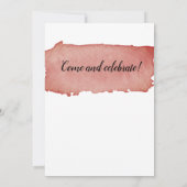 Weinkeller und Weine Weinkultur und Erde Einladung (Rückseite)