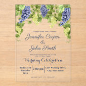 Weinkeller und Weine Weinkultur und Erde Weinroute Acryleinladungen (Vorderseite)