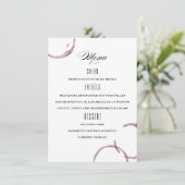 Weinkeller und Weine Weinroute Weinkeller und Wein Menükarte (Stehend Vorderseite)