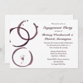 Weinkeller und Weinkeller Weinkultur und Erde Einladung (Vorne/Hinten)