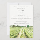 Weinkeller Verlobung Weinkultur und Erde Dankeskarte (Vorderseite)