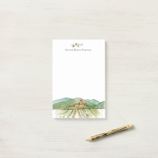 Weinkeller Vinothek Züst Post-it Klebezettel (Auf Schreibtisch)