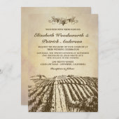 Weinkeller Vintag Weinkultur und Erde Weinroute Me Einladung (Vorne/Hinten)