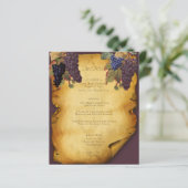 Weinkeller Weinberg Hochzeitliche Trauben (Stehend Vorderseite)