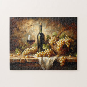 Weinkeller Weingut Trauben Stillleben Puzzle