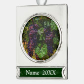 Weinkeller Weinkeller und Weine Weinroute Weinkell Banner-Ornament Silber (Links)