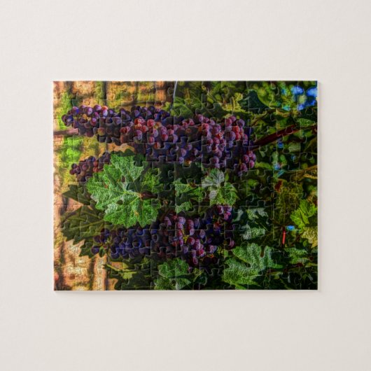 Weinkeller Weinkeller und Weine Weinroute Weinkell Puzzle (Horizontal)