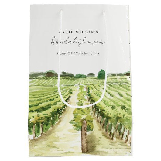 Weinkeller Weinkeller Weinkeller Brautparty Mittlere Geschenktüte (Rückseite)