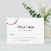 Weinkeller Weinkeller Weinkultur und Erde RSVP Karte (Stehend Vorderseite)