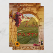 Weinkeller Weinkultur und Erde Weinroute Mendrisio Einladung (Vorne/Hinten)