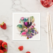 Weinkeller Weinkultur und Erde Weinroute Mendrisio Serviette (Beispiel)