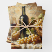 Weinkeller Weintrauben - Leben Geschenkpapier Set (Beispiel)
