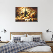 Weinkeller Weintrauben - Leben Leinwanddruck (Insitu (Schlafzimmer))