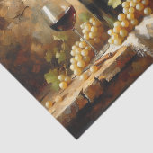 Weinkeller Weintrauben Noch Leben Seidenpapier (Ausschnitt)