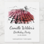 Weinkeller Weinverkostung Weinkultur und Erde Wein Weinetikett (Einzelnes Label)