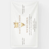 Weinkeller Wine Business Gold Trauben Wir sind off Banner (Vertikal)