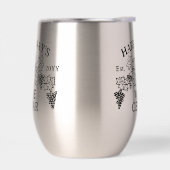 Weinkeller Zuhause Weingut Weintrauben Blätter Ind (Links)