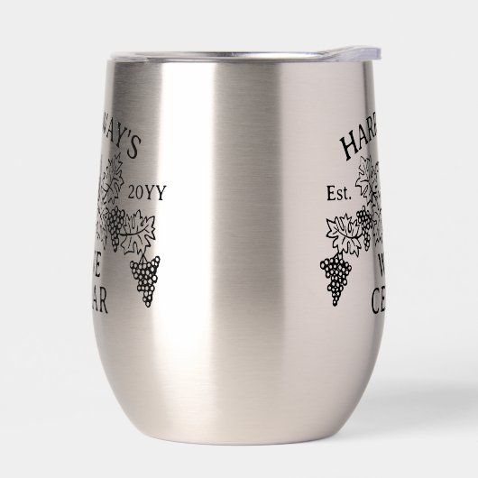 Weinkeller Zuhause Weingut Weintrauben Blätter Ind (Links)