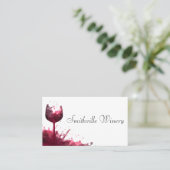 Weinkeller zum Beschneiden Visitenkarte (Stehend Vorderseite)