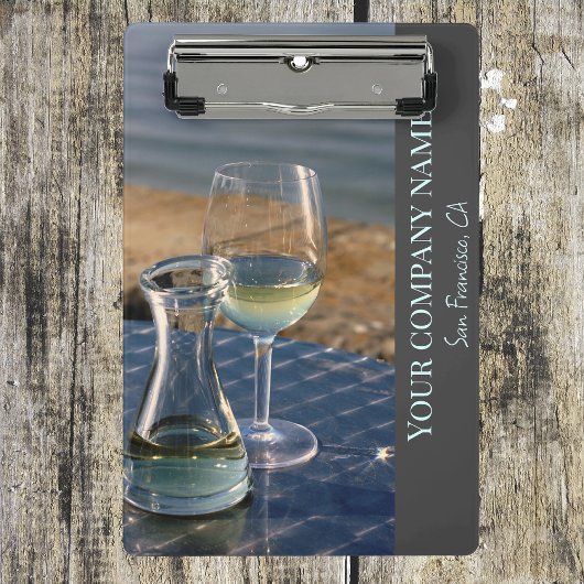 Weinkellerei, Bar oder Weinkellerei Klemmbrett