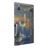 Weinkellerei, Bar oder Weinkellerei Mini Klemmbrett (Schrägansicht)