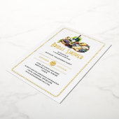 Weinkellerei Bridal Folieneinladung (Gedreht)