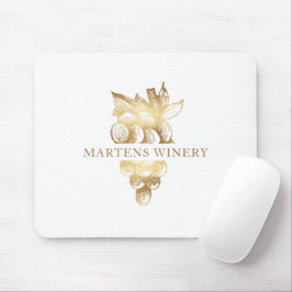 Weinkellerei Goldtrauben-Monogramm Mousepad