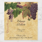 Weinkellerei Hochzeit rustikal Weinetikett (Einzelnes Label)