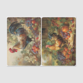 Weinkellerei Hühner Seidenpapier