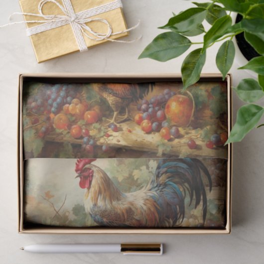 Weinkellerei Hühner Seidenpapier (Geschenk)