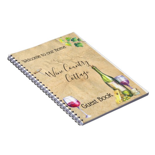 Weinkellerei Landurlaub Vermietung Weinkeller und Notizblock (Rechte Seite)