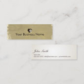 Weinkellerei mit älterem Papier Weintrauben Mini-V Mini Visitenkarte (Vorne/Hinten)